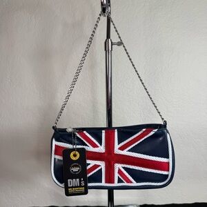 NEW NOS Vintage Dr. Martens Doc Union Jack Small Purse Envelope Shoulder Bag DMs